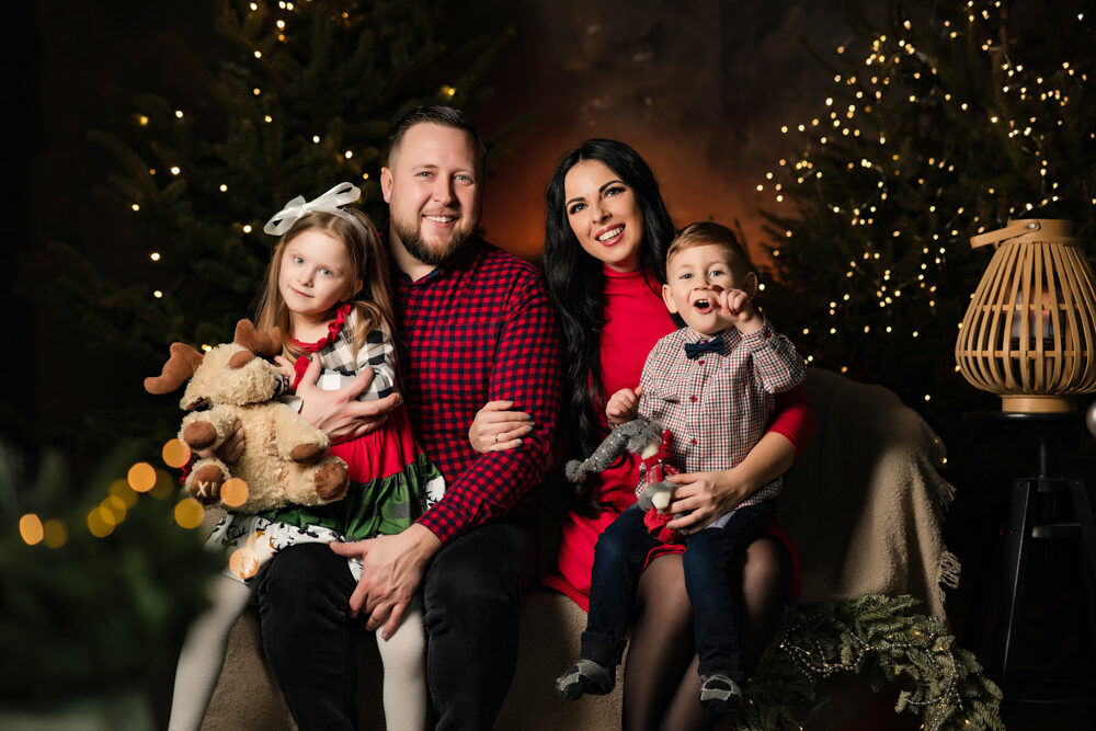 Kalėdinė šeimos fotosesija