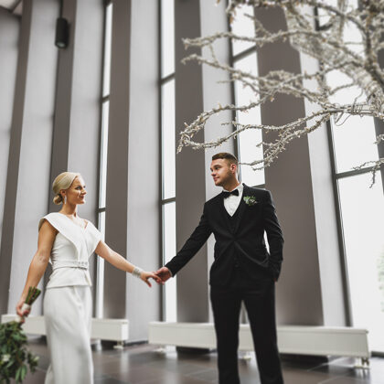 Vestuvių fotosesija Marijampolės kultūros centre