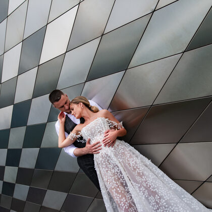 Vestuvių fotosesija Swedbank terasa